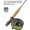 Fly Rod Orvis Clearwater Freshwater 8'6" line 4 - 4 piece
